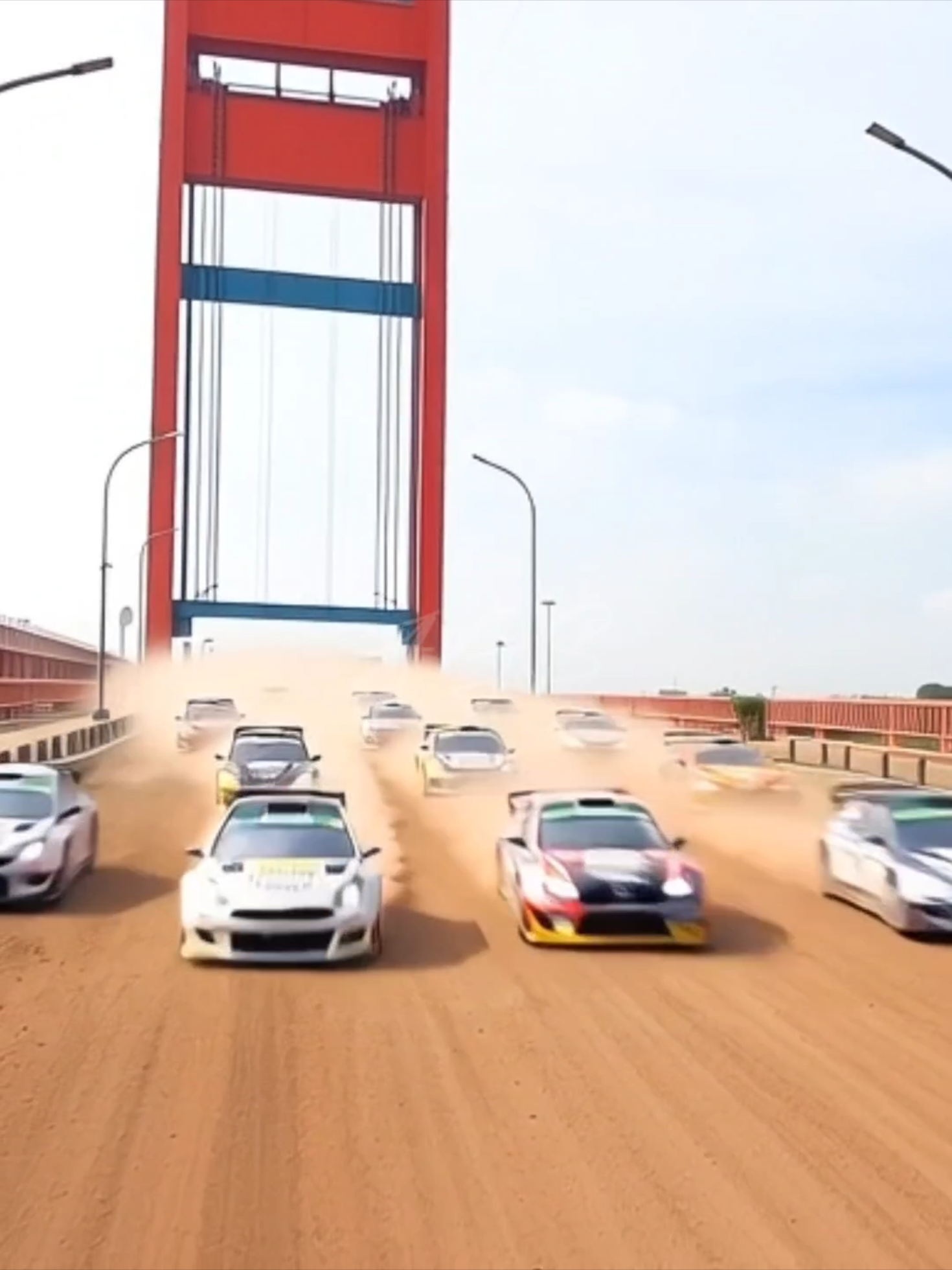 Balap mobil Rally WRC di palembang note, cuma AI ya.. #palembang #palembangtiktok #rally #trending #foryou 