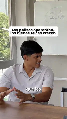 Las pólizas aparentan, los bienes u raíces crecen !