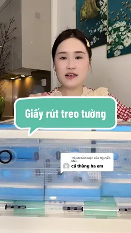 Trả lời @Nguyễn Mến #giaytreotuong #giayvesinh #giayrutcaocap 