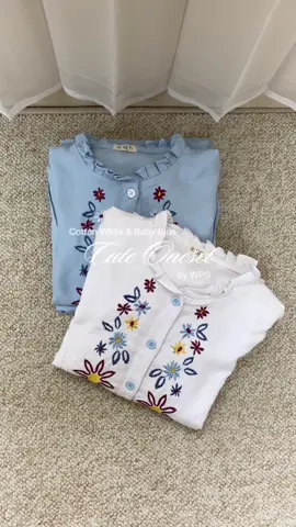 Baju lebaran bahan katun buat kamu!🫧✨ #setelankatunwanita #onesetkoreanstyle #bajulebaran2026 #atasanwanita #rokpanjangbordir 