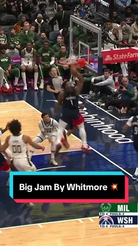 “Cam, oh Cam” 🎶 🎤 #NBA #Basketball #CamWhitmore #WashingtonWizards 