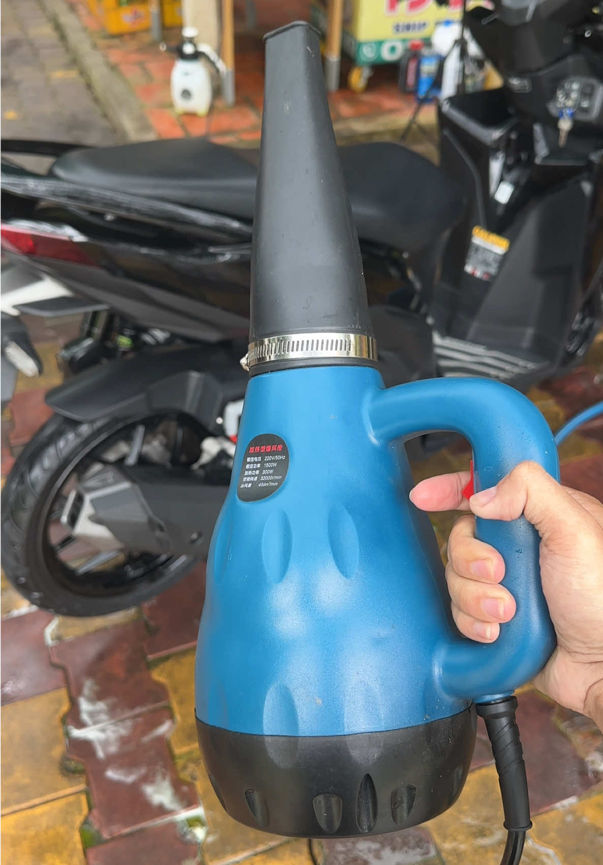 Test thử máy thổi khô khí nóng 😋