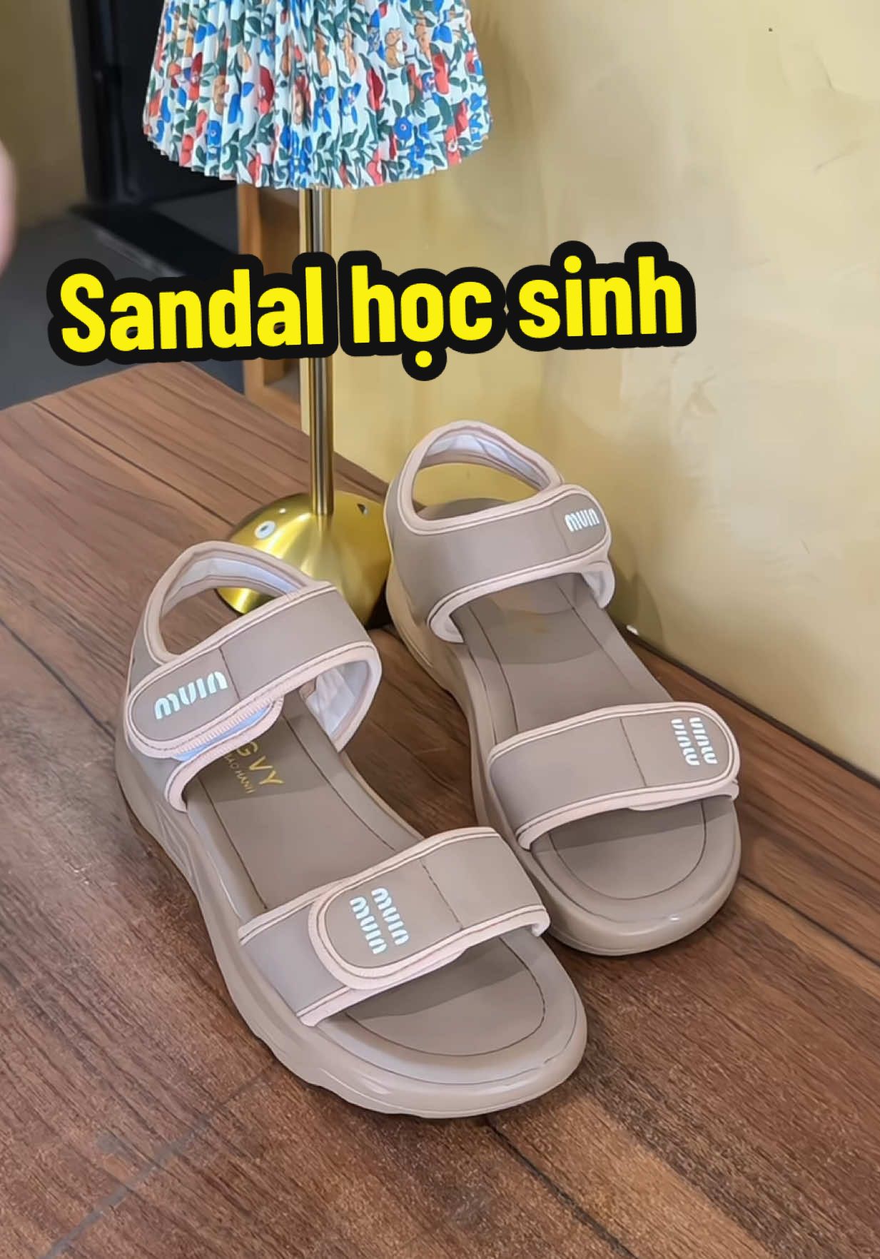 Sandal học sinh sinh viên nhẹ êm #nhungoireview #muataitiktokshop #sandalnu #depsandal #sandalhocsinh 