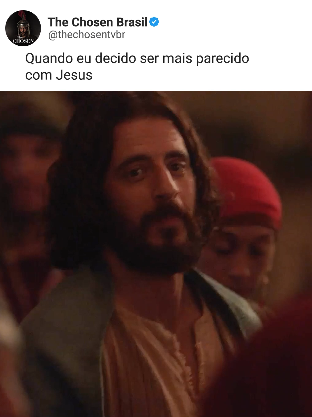 Boas resoluções para iniciar 2024... Jesus aprovou esta mensagem ✅ #jesus #TheChosenBrasil #bibliasagrada #OsEscolhidos #TheChosen #thechosen