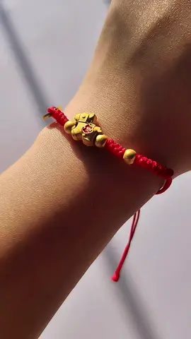 A tiny charm with big blessings—prosperity, protection & good fortune in one bracelet. 🍀❤️ #ziyang #luckycharm #bracelet