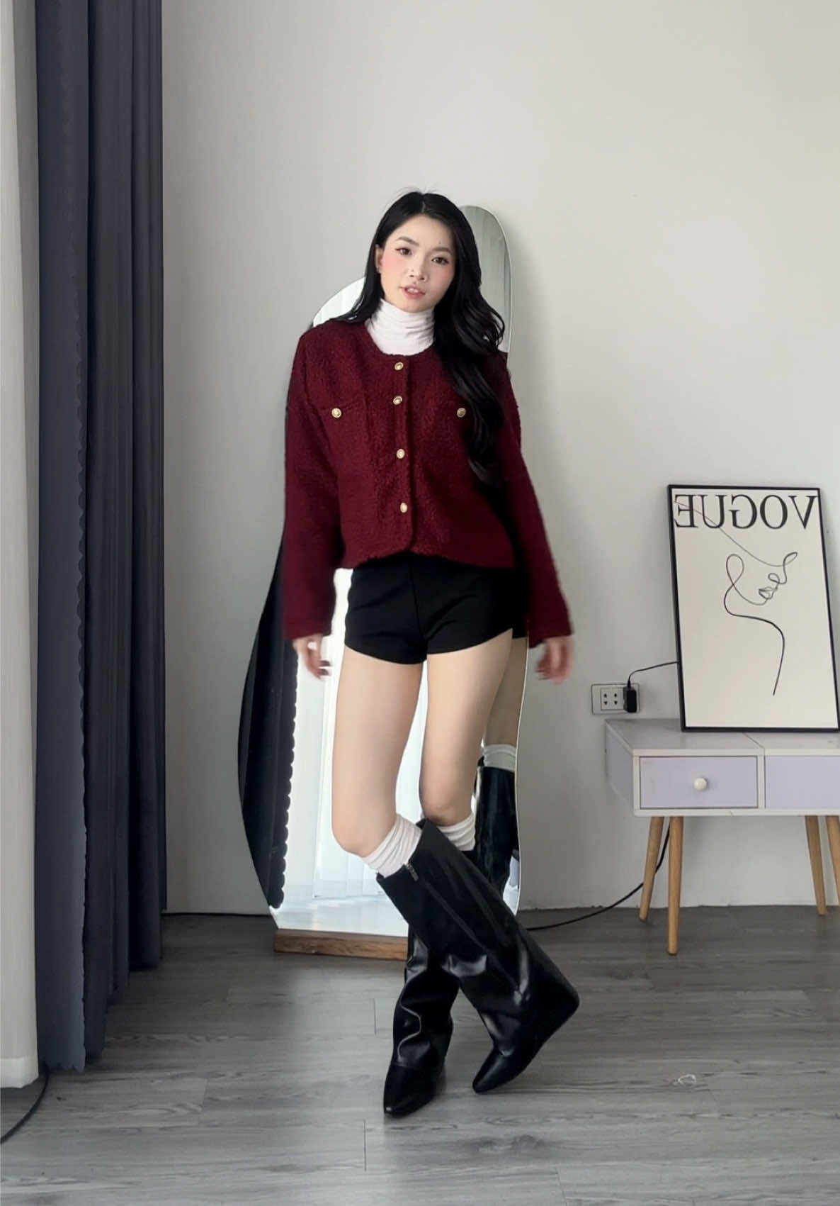 Thấy đỏ là thấy Tết 🧧 #aoda #aodado #outfitTet #reviewlamdep #changmacgi 