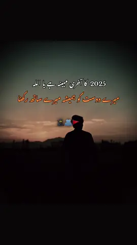 2025  کا آخری مہینہ ہے یا اللہ میرے دوست کو ہمیشہ میرے ساتھ رکھنا 🫴🫂🙇‍♂️ #fyyyyyyyyyyyyyyyy #poetrylines #attitudestatus #viralvideotiktok #bestfriendpoetry 