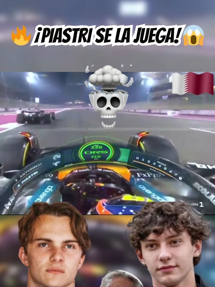¡PIASTRI SE LA JUEGA! 😱 Rebase BRUTAL a Antonelli por el PODIO en Qatar 2025 🇶🇦 ¡INCREÍBLE MANIOBRA! 😱🔥 Oscar Piastri ejecuta uno de los mejores rebases del GP de Qatar 2025, atacando por fuera a Kimi Antonelli para quedarse con el tercer lugar. Un movimiento agresivo, limpio y al límite… ¡pura magia de Piastri! ✨ ¿Crees que fue el MEJOR rebase del año? 👀👇 Déjamelo en los comentarios. #viral #F1 #Piastri #Antonelli #QatarGP #Formula1 #F1Shorts #Overtake #Motorsport #McLaren #Qatar2025 #F1Highlights #F1Edit #OscarPiastri