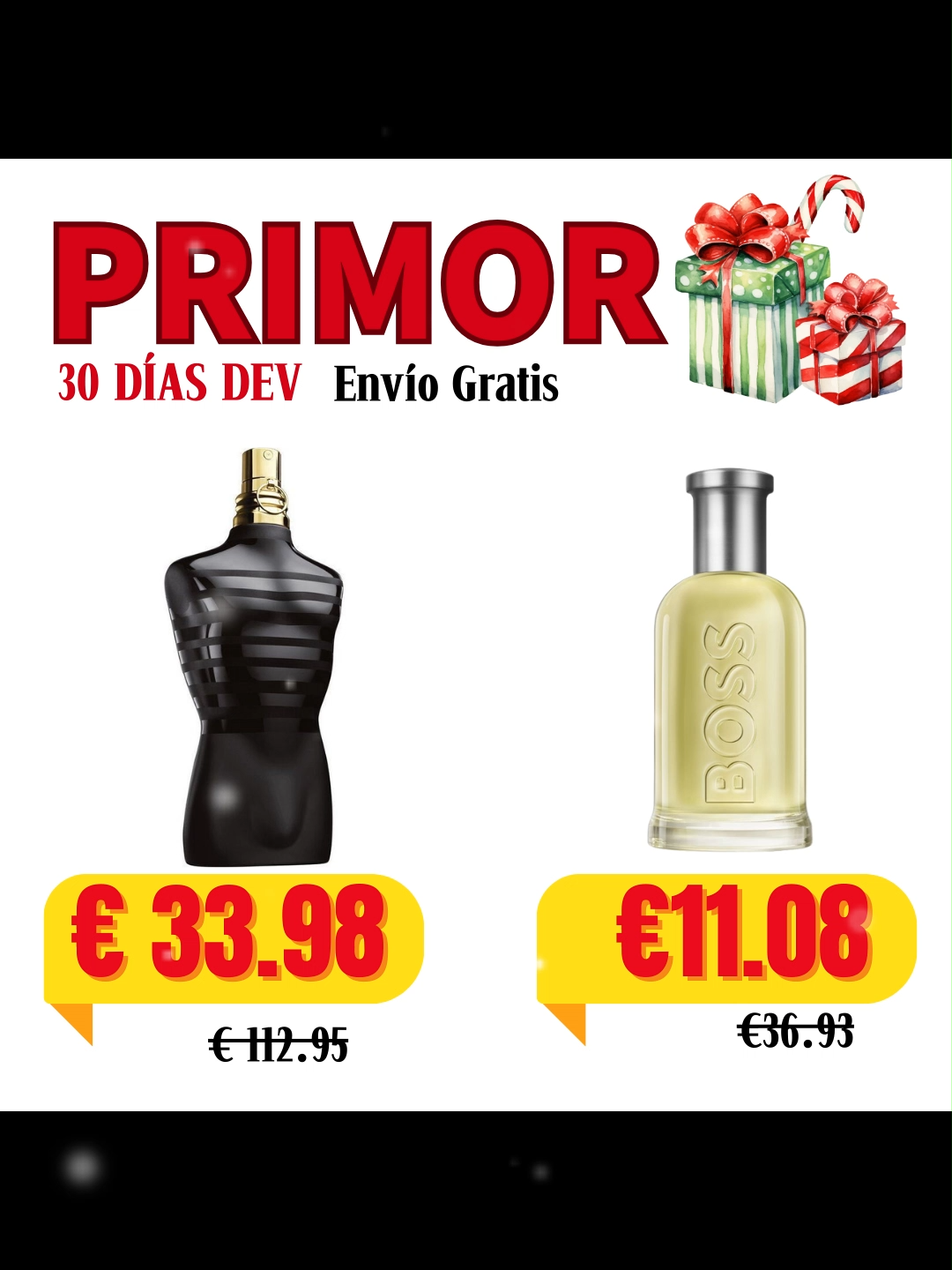 🎁 En Primor tienes la solución low cost: perfumes para todos los bolsillos. 💝 ¡Felices fiestas!#perfumes
