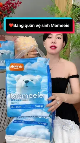 Trả lời @Hoa Lo Thi ❤️Băng quần vệ sinh Memeeie tiện lợi các chị nha #cindythuytichcuc #bangvesinh #bangvesinhdangquan #bangvesinhsausinh#viral 