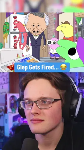 Glep Gets Fired… 😂 #dravenreacts #reaction #smilingfriends #adultswim #charlieandpim @[adult swim] 