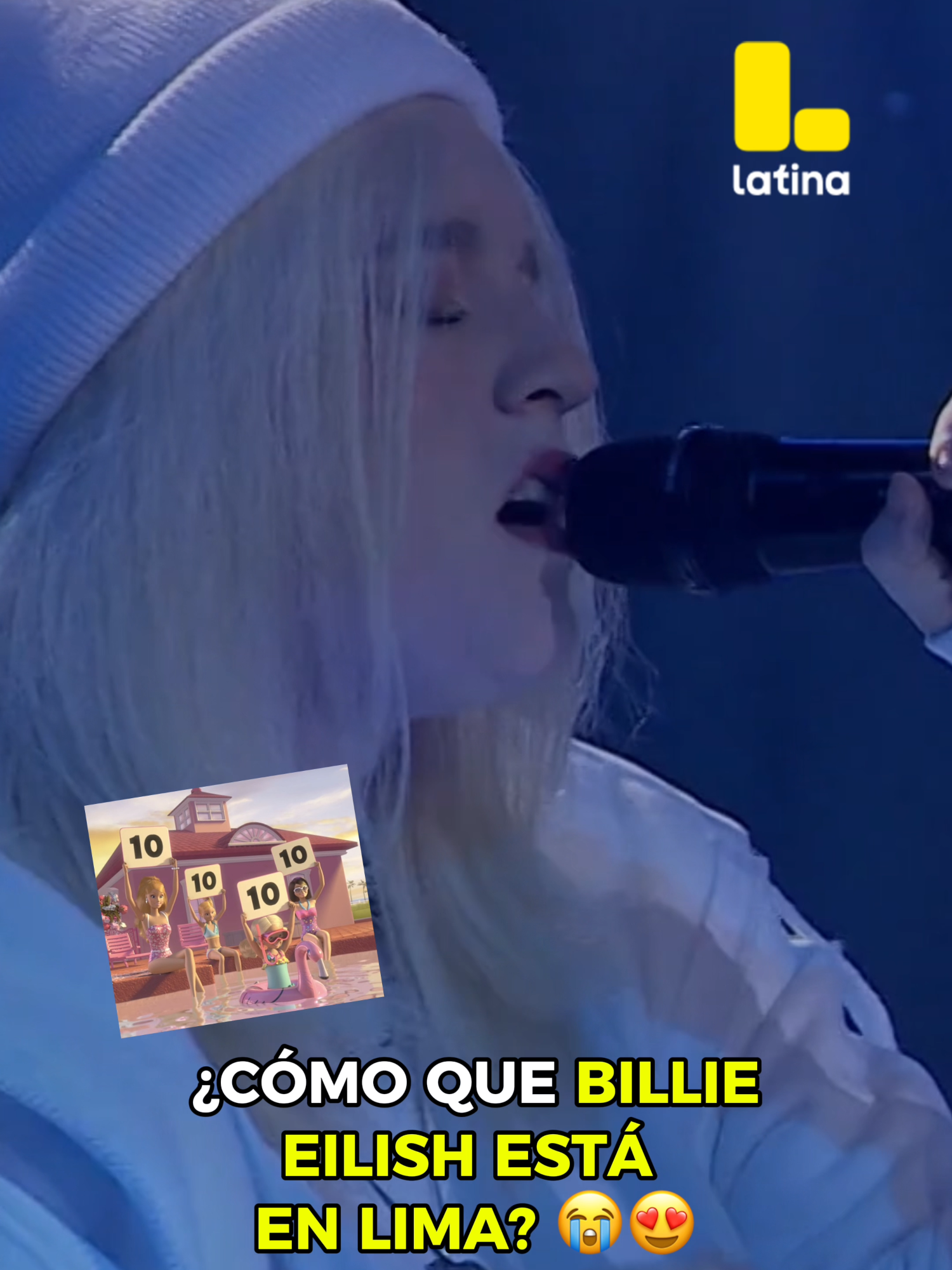 BILLIE VIENE CON TODO 😍❤️ 👉No te pierdas Yo Soy, de lunes a sábado a las 9:00 p.m. por Latina 💚💛#Yosoy #YoSoy2025 #billieeilish
