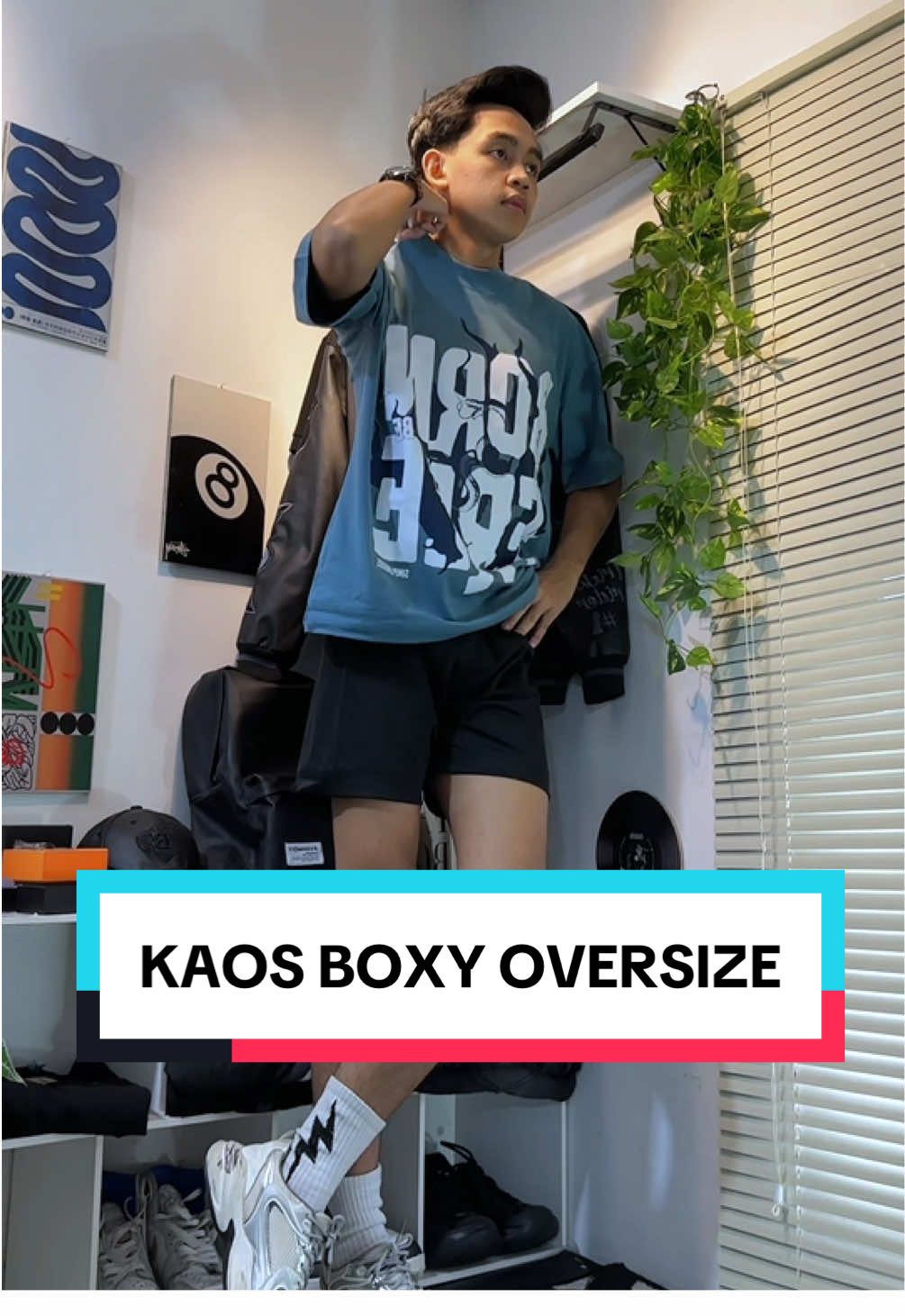 KAOS BOXY OVERSIZE NIHH #kaosboxy #kaosoversize #kaosviral #outfitinspo #boxyshirt 