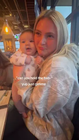 you are never sad holding a baby