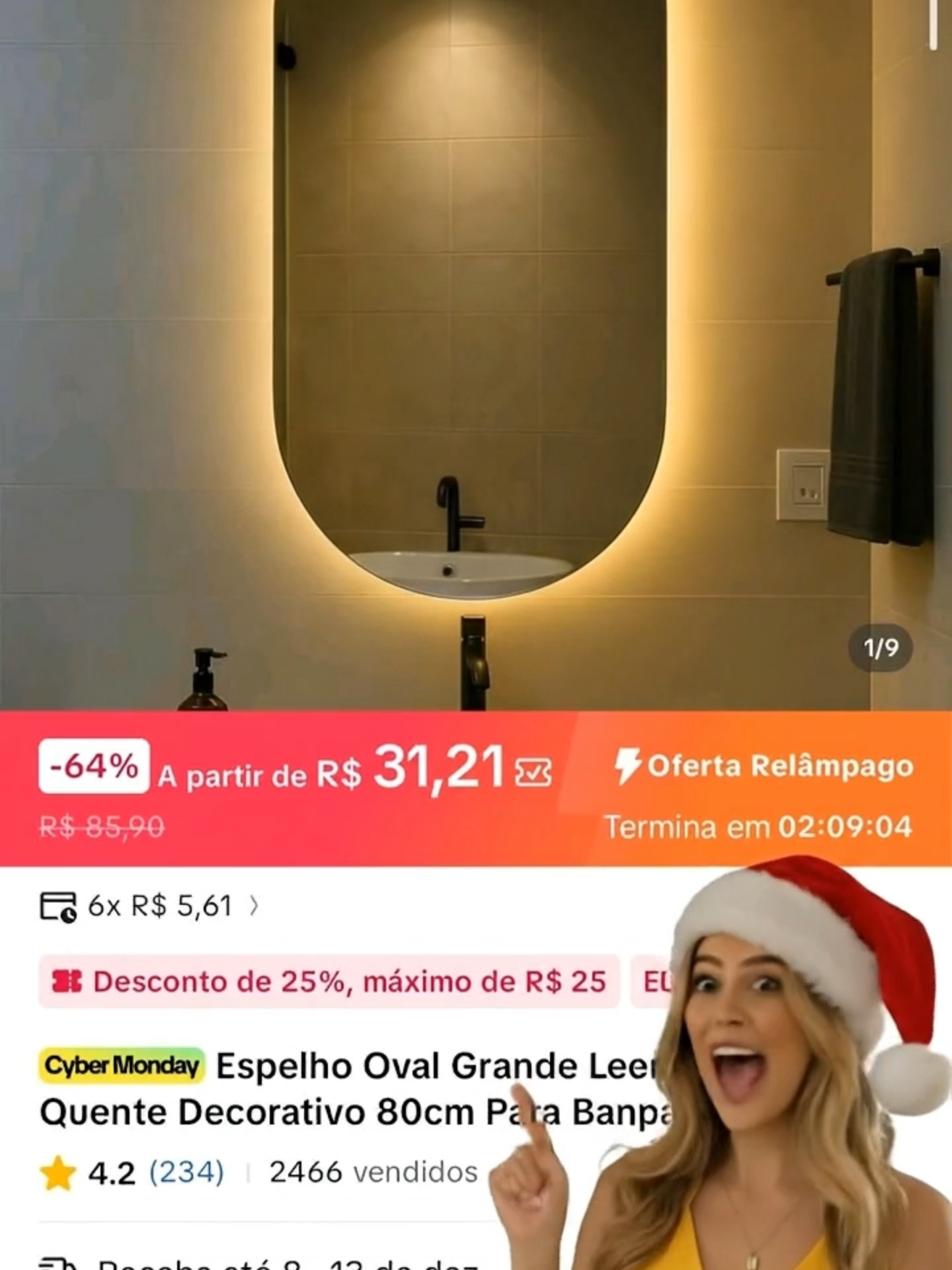 #ofertarelampago #achadinhos #baratos #espelho #tiktokshopblackfridaybr