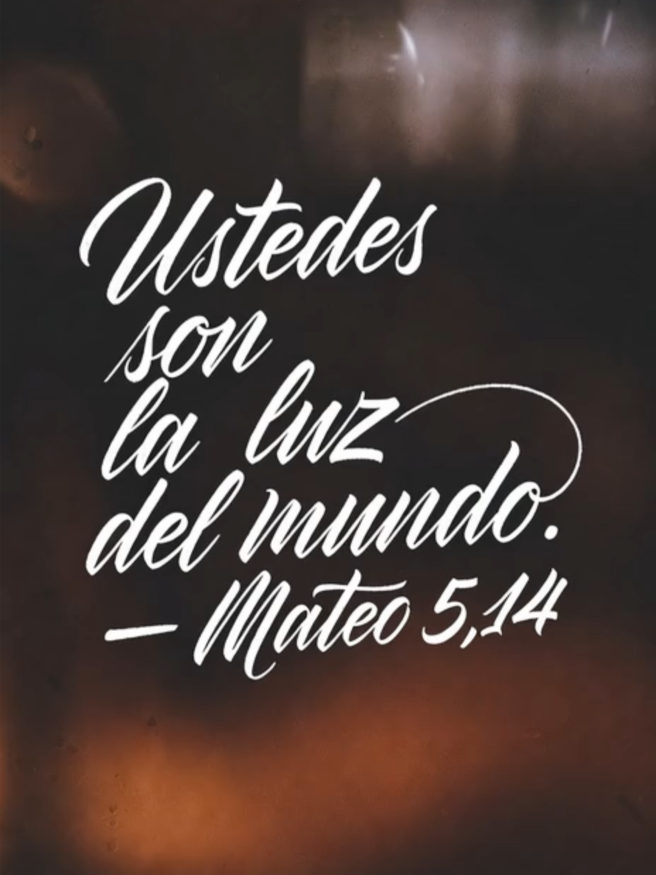 Ustedes son la luz del mundo.”— Mateo 5,14   #ustedeslaluzdelmundo #lasal
