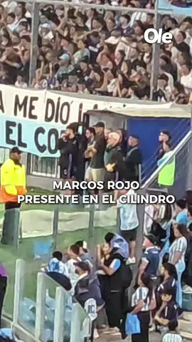 MARCOS ROJO PRESENTE EN EL CILINDRO PARA RACING 🆚 TIGRE