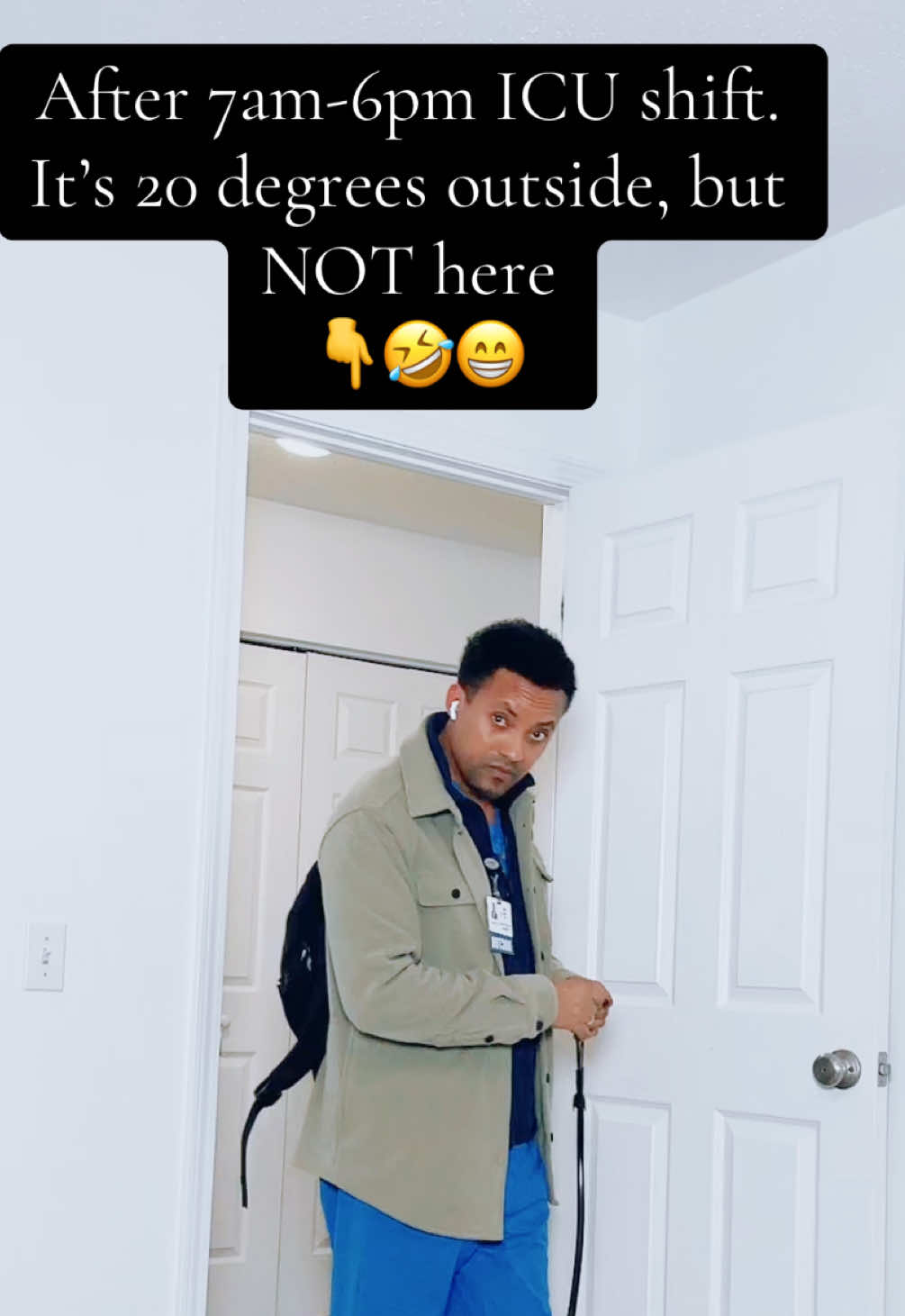 Speak it into existence!! Stay warm and stay safe! 😁 #ICU #Rotation 