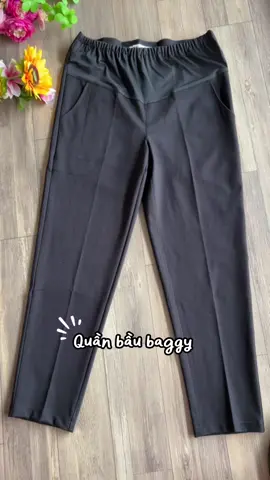 Mặc đứng fom đứng dáng lắm nha các mom#mecuabina #quanbau #quanbaubaggy #quanbaggybau #quanbaucongso 