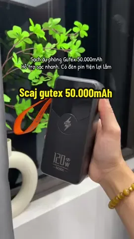 ✅ Sạc dự phòng Gutex 50.000mAh . Tích hợp đèn pin Tiện lợi. Hỗ trợ sạc nhanh. Ưng lắm #viral #sacduphong #sacduphong50000mah #sacnhanh #gutex 