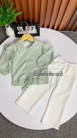 One set salur anak cakep 🥰 #setelananak #onesetsalur #onesetanak 
