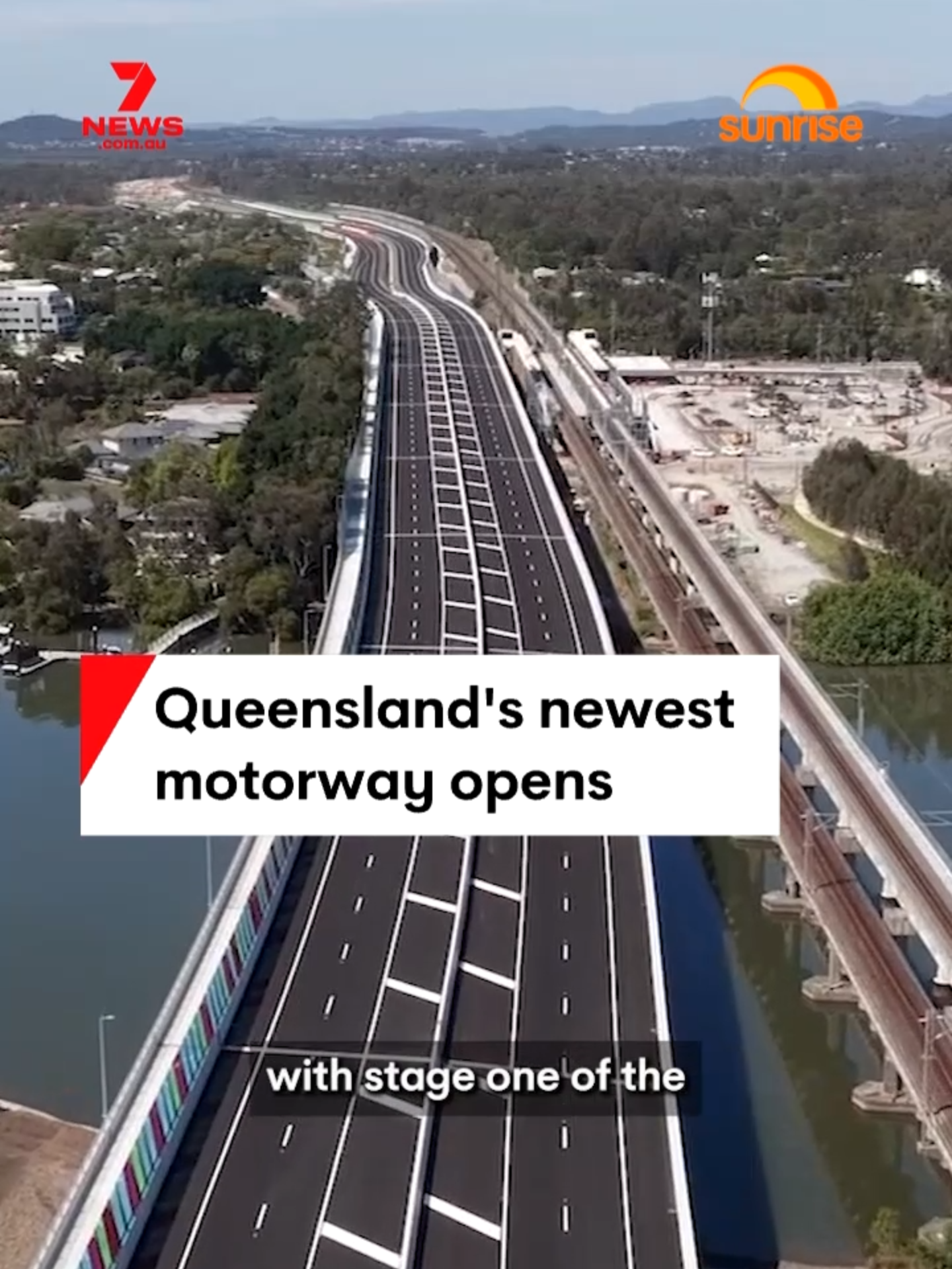 Queensland's newest motorway is officially open to the public. Stage one of the $3.4 billion Coomera Connector project expects to carry 57,000 drivers using the 4km road between Brisbane and the Gold Coast each day. #Motorway #GoldCoast #CoomeraConnector #Queensland