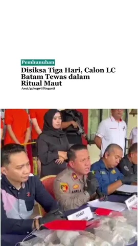 Unit Reskrim Polsek Batu Ampar akhirnya berhasil membongkar motif pembunuhan sadis Dwi Putri Aprilian Dini (25) yang dilakukan oleh Wilson Lukman alias Koko agensi Ladies Companion (LC) di Kota Batam, Provinsi Kepulauan Riau. Saat menghabisi nyawa korban, Wilson Lukman alias Koko dibantu oleh Anik Istiqomah alias Melika/Mami, Putri Angelina alias Papi Tama, dan Salmiati alias Papi Charles. Mereka kini telah mendekam dibalik jeruji untuk mempertanggung jawabkan perbuatannya. Kapolsek Batu Ampar Kompol Amru Abdullah mengatakan, kasus pembunuhan sadis ini bukan hanya direncanakan oleh para pelaku tetapi mereka telah merekayasa sebuah peristiwa dan berupaya menghilangkan jejak digital. Selengkapnya baca @gokepri.com