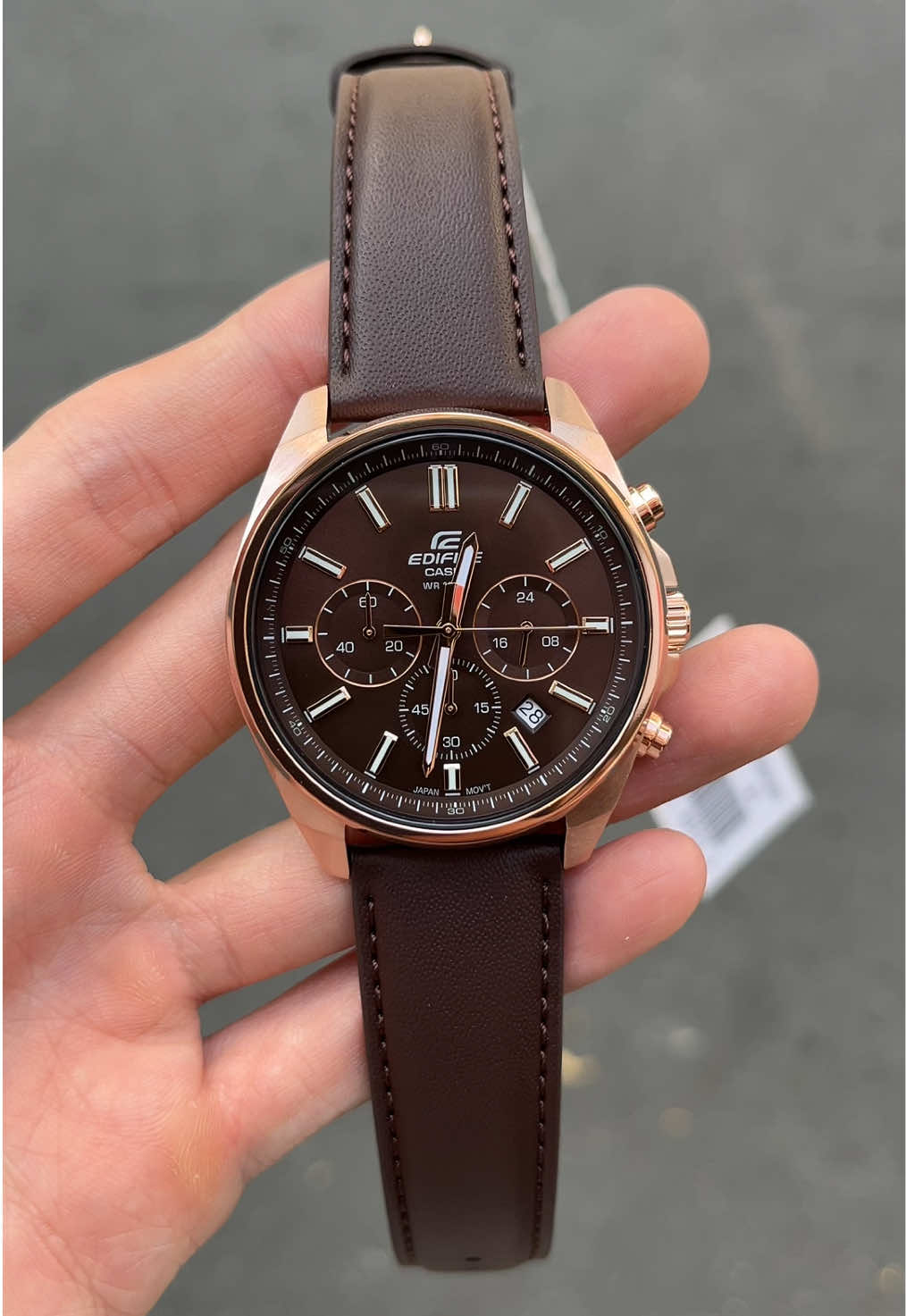 Nâu cà phê🤎 #edifice #hnwatch #efv650cl #donghonam #donghocasio  