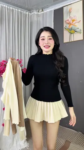 [QCL1] ÁO LEN TĂM CỔ BÈO 3p #aolen #aolentam #aolennu #gianghuongcardina #aothun 