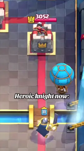 He was so OP #clashroyale #knight #supercell 
