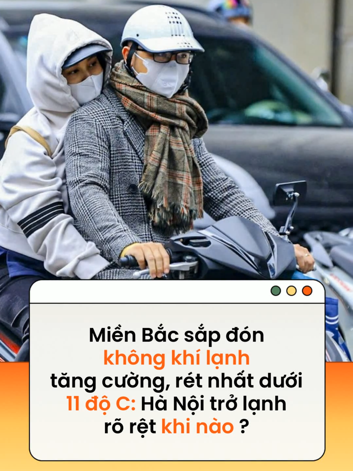 Theo dự báo, đợt không khí lạnh tăng cường sẽ bắt đầu ảnh hưởng đến miền Bắc từ sáng 3/12, trời chuyển rét cả ngày, vùng núi cao có nơi dưới 11 độ C #news #amm  Theo Đời sống pháp luật