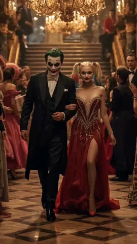 The elegance of the Joker and Harley Quinn#elegance #fyp #joker #harleyquinn #viral 