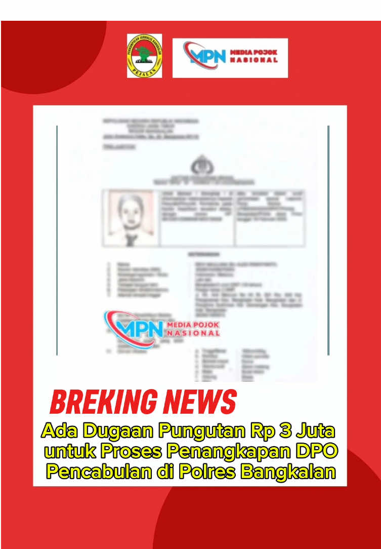 Bangkalan, Media Pojok Nasional — Penanganan kasus dugaan pencabulan terhadap seorang siswi SMP di Bangkalan kembali menjadi sorotan publik. Korban yang masih di bawah umur dilaporkan telah melahirkan, sementara terlapor yang diketahui merupakan pelajar SMK hingga kini masih berstatus Daftar Pencarian Orang (DPO). Di tengah belum tertangkapnya pelaku, keluarga korban mengungkap dugaan adanya permintaan uang sebesar Rp3 juta dengan dalih memperlancar proses penangkapan. Latif, keluarga korban, mengaku uang tersebut ia peroleh dari hasil meminjam dan sampai saat ini belum mampu melunasi. “Uang tiga juta itu saya dapat pinjem dan sampai sekarang belum lunas. Harapan saya, kalau pelaku tertangkap uang itu bisa kembali. Anak saya sekarang sudah melahirkan. Saya dimintai uang oleh pendamping hukum, katanya untuk diberikan kepada anggota polisi supaya penangkapan terlapor cepat dilakukan,” ungkap Latif, Senin malam (01/11). Kasus ini menjadi semakin memilukan mengingat korban masih duduk di bangku Sekolah Menengah Pertama (SMP) kelompok usia yang seharusnya mendapat perlindungan maksimal dari segala bentuk kekerasan seksual sebagaimana diamanatkan dalam Undang-Undang Perlindungan Anak. Sementara itu, pelaku merupakan pelajar Sekolah Menengah Kejuruan (SMK) yang kini terus diburu aparat kepolisian. Menanggapi isu dugaan pungutan tersebut, pihak kepolisian memberikan klarifikasi. Kasihumas Polres Bangkalan, Agung, menegaskan bahwa seluruh proses penegakan hukum tidak dipungut biaya apa pun. “Sekitar sebulan lalu, DPO kasus pencabulan ini hampir berhasil kami tangkap. Namun pelaku lolos dengan cara melompat ke sungai,” terang Agung. Menurutnya, tim kepolisian saat ini masih aktif melakukan pengejaran dan penyelidikan keberadaan terlapor di sejumlah wilayah. Ia juga mengimbau masyarakat, khususnya keluarga korban, untuk segera melapor apabila ada oknum atau pihak tertentu yang mengaku membawa nama polisi lalu meminta uang dalam proses penanganan perkara. “Kami pastikan tidak ada biaya apa pun untuk proses hukum. Jika ada pihak yang meminta uang dengan mengatasnamakan polisi, silakan laporkan agar bisa kami tindak,” tegasnya. Sementara itu, keluarga korban berharap proses hukum segera memberikan kepastian. Selain trauma psikologis yang dialami korban anak, beban ekonomi keluarga juga semakin berat setelah harus menanggung biaya persalinan dan utang akibat meminjam uang yang diminta oleh pendamping hukum tersebut. Kasus ini menjadi perhatian luas masyarakat Bangkalan. Publik mendesak agar aparat penegak hukum segera menangkap pelaku, sekaligus mengusut tuntas dugaan praktik percaloan atau pungutan liar dalam proses hukum yang berpotensi merugikan korban pencari keadilan. (Hanif) #polresbangkalan #bangkalan #bangkalanmadura #fyppppppppppppppppppppppp 