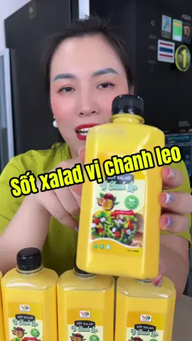 Nước sốt salad vị chanh leo. Chua chua ngọt ngọt thơm ngon tròn vị  ##huemenhacua##thucpham##sotsalad##sotchanhleo##vbfood