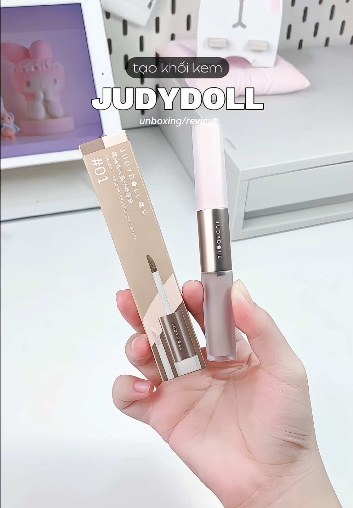 tạo khối quá đơn giản với Judydoll luôn nè, mới mới luôn nha 💯 #judydoll #makeup #kemtaokhoi #goclamdep #viral 