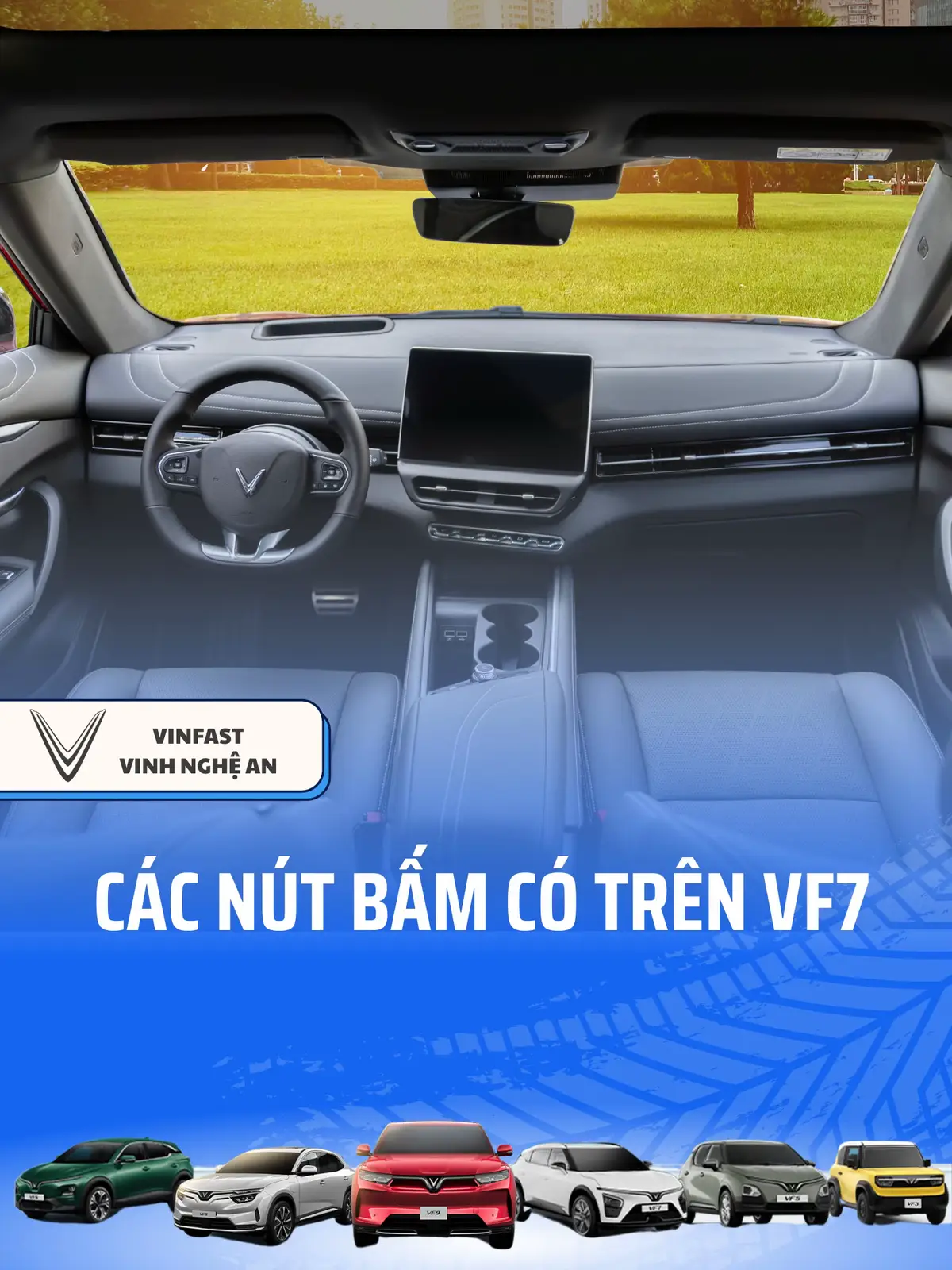 VinFast VF7 tối ưu với các nút vật lý công thái học #vinfast #vinfastvinh #vf7 #vf7plus 