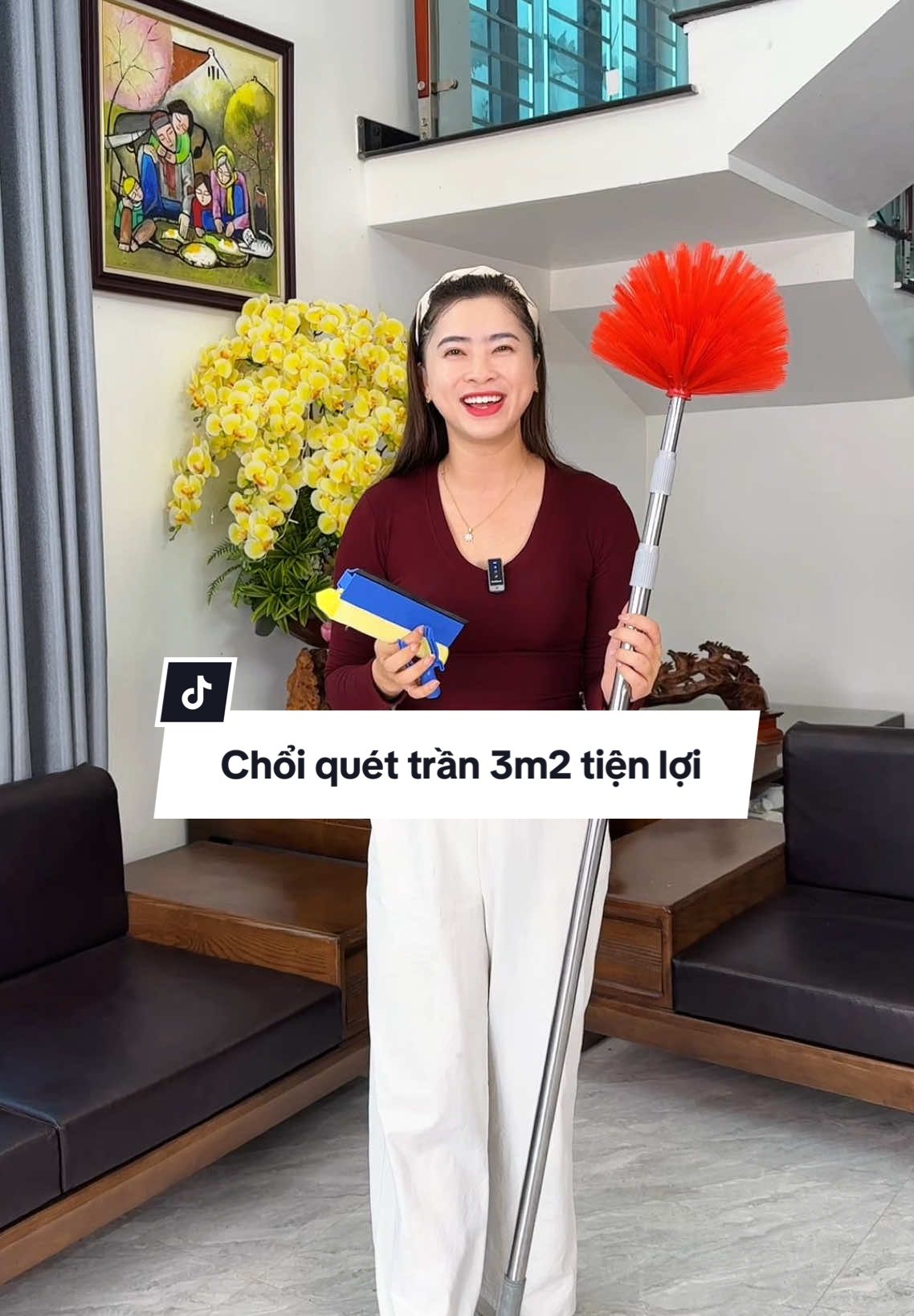 Chổi quét màng nhện cán dài 3m2 rút gọn tiện lợi 3 trong 1#choiquetmangnhan #choiquettrannha #choiquettrannhagapgon #choiquettrannhamangnhen #choiquettran 