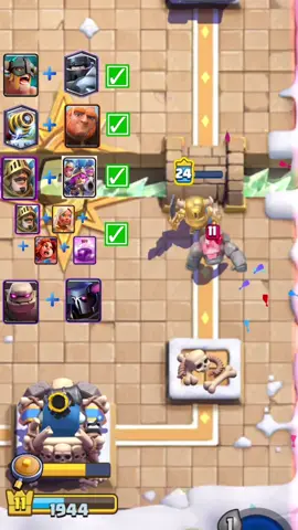 Level 24 MINI PEKKA vs all cards… 🥞🥞🥞 #clashroyale #minipekka #clashroyalememes 
