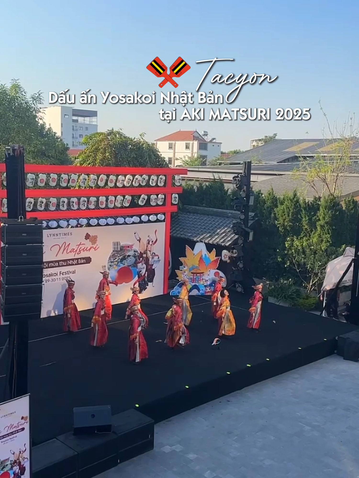 TACYON x Yosakoi bùng nổ Aki Matsuri 2025 ⚡ #lynntimesthanhthuy #onsen #khoangnongthanhthuy #yosakoi  #tacyon