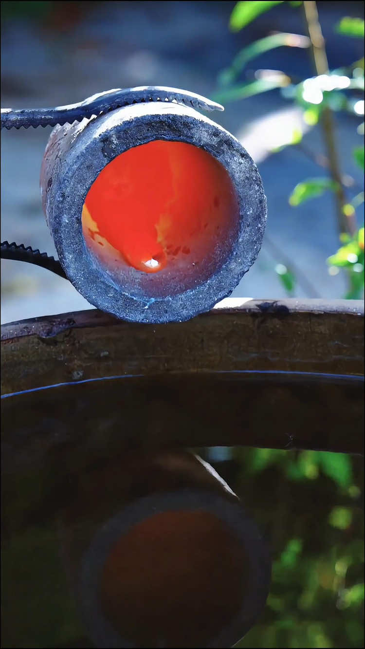Ancient methods of alchemy and silver refining#craftsman#handmade #fyp #rurallife #handwork  