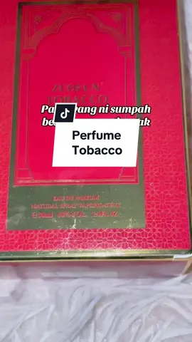 Bau tahan 7-8 jam... #tobacco #perfume #EDP #wangi #fyp 