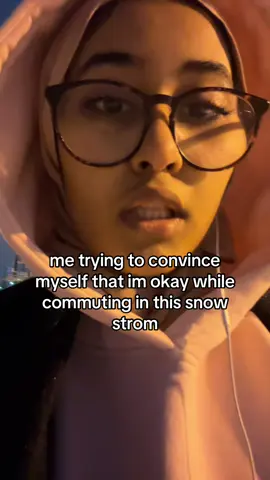 trying #snowstorm #snow #chicago #relateable #commute 