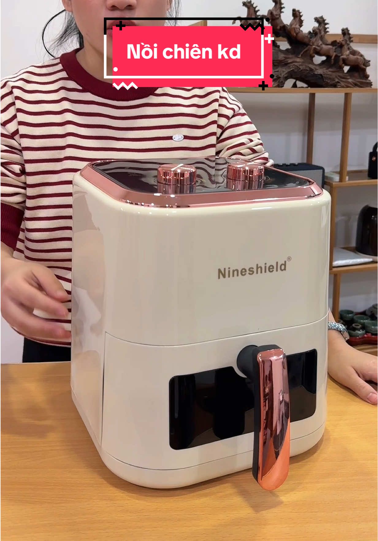 NỒI CHIÊN KHÔNG DẦU Nineshield #nhacuaenn #noichienkhongdau 