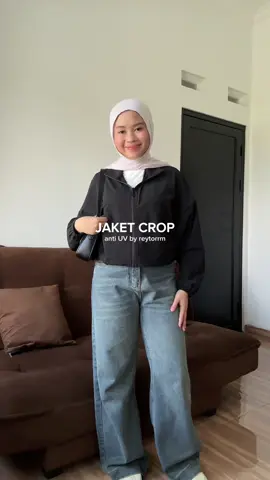 dipake buat jalan juga baguss 🫰🏻 #fyp #jaketcrop #jaketantiuv 