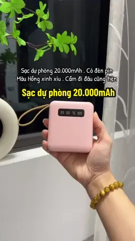 ☘️ Sạc dự phòng 20.000mAh . Hỗ trợ sạch nhanh. #viral #sacduphong #sacduphong20000mah #sacdienthoai #sacnhanh 