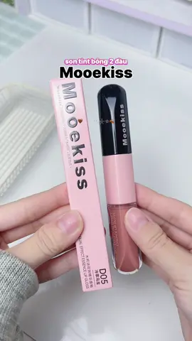 màu son dành cho mí nàng thích vibe trong trẻo 🍂 #mooekiss #mooekissvn #mooekissduallipgloss #son2daumooekiss #sontintbong 