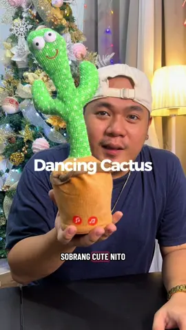 Dancing cactus na siguradong kakahiligan ng mga toddlers na laruin! Ako nga tuwang tuwa rin dito eh hahahahaha  #dancingcactus #toysforkids #giftideas #cactusdancing #funnygifts 