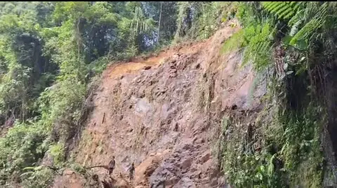 berjalan 20km melewati tanah lonsor dan jalan terjal untuk mencari bahan makan karna di kampung ku sudah kritis, banyak anak2 dan bayi sudah kelaparan lokasi desa simaninggir kec sitahuis tapanuli tengah