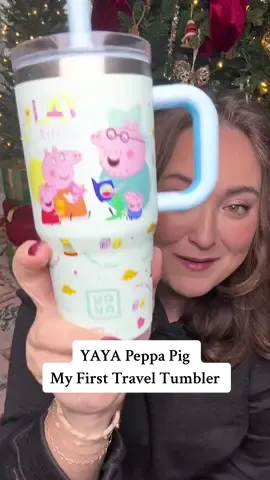YAYA Peppa Pig My First Travel Tumbler @GetYaYa #kidstumbler #kidscup #yayatumbler #christmasgiftideas #tiktokshopholidayhaul 