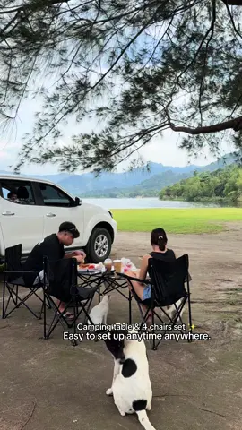 Easy to disassemble pa tapos may mga bags narin na kasama kaya easy to carry kahit saan mag punta ☺️💯 #campingtable #campingchair #forcamping #campingtableandchairsset #campsite
